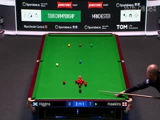 斯诺克巡回锦标赛半决赛 巴里·霍金斯4-4约翰·希金斯（第一阶段） 20250405