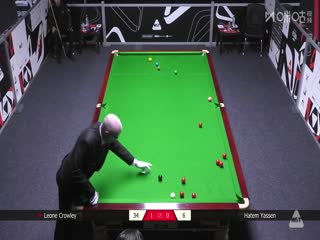 2025斯诺克英国公开赛资格赛 莱昂内·克劳利4-0哈特姆·亚辛 20250627