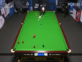 斯诺克苏格兰公开赛第一轮64进32 埃利奥特·斯莱塞4-0斯蒂芬·霍尔沃斯 20251216
