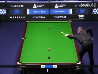 2025斯诺克英格兰公开赛 斯蒂芬·马奎尔2-4亚伦·希尔 20250917