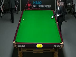 斯诺克世锦赛资格赛128进96 利亚姆·格雷厄姆2-6弗加尔·奎因（第一阶段） 20250407