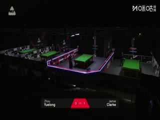 斯诺克英锦赛资格赛晋级轮 杰米·克拉克2-6周跃龙 20251127