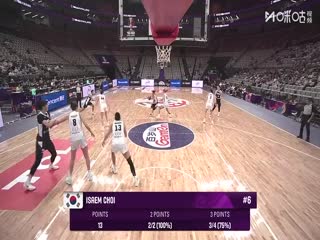 女篮亚洲杯小组赛 新西兰VS韩国 20250714