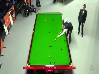 斯诺克德国大师赛64进32 约翰·希金斯5-3马克·戴维斯  20250128