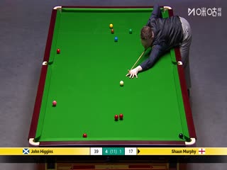 斯诺克英锦赛正赛16进8轮次 约翰·希金斯5-6肖恩·墨菲 20251205