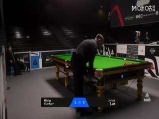 苏格兰公开赛资格赛 王雨晨4-0乔纳斯·鲁兹 20251016