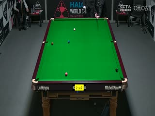 斯诺克世锦赛资格赛96进64 刘宏宇2-10米歇尔·曼恩（第二阶段） 20250410