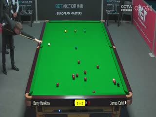 斯诺克 詹姆斯·卡希尔3-5巴里·霍金斯 20230823