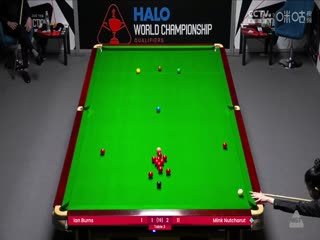 斯诺克世锦赛资格赛128进96及96进64 伊安·伯恩斯5-4明克·努查鲁特（第一阶段） 20250409