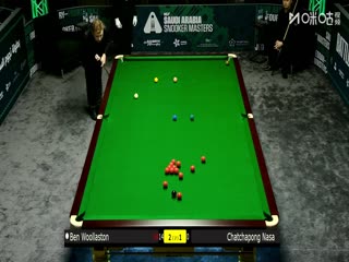 2025斯诺克沙特大师赛第三轮（80进48） 本·沃拉斯顿4-1恰查蓬·纳萨 20250811