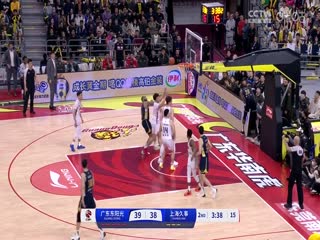 CBA季后赛12进8 广东东阳光VS上海久事 20250405