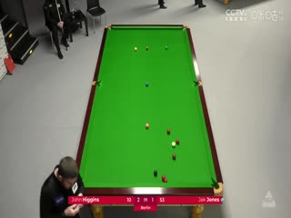 斯诺克德国大师赛32进16 约翰·希金斯3-5杰克·琼斯  20250130