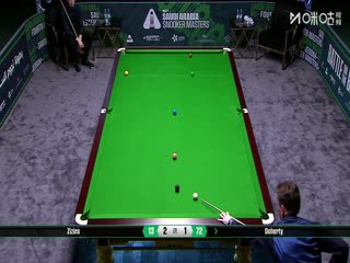 2025斯诺克沙特大师赛第二轮（112进80） 阿尔特米·齐津斯4-3肯·达赫迪 20250809