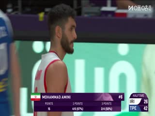 男篮亚洲杯四分之一决赛 伊朗VS中国台北 20250814