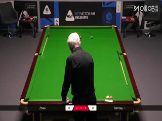 2025斯诺克英格兰公开赛 赵翰洋4-2康纳·本齐 20250911