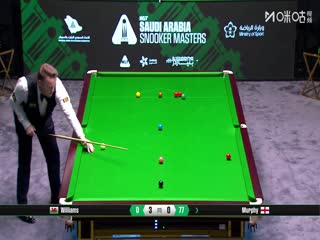 2025斯诺克沙特大师赛16进8 肖恩·墨菲1-6马克·威廉姆斯 20250813