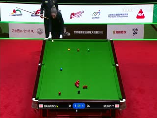 斯诺克世界大奖赛16进8 巴里·霍金斯1-4肖恩·墨菲  20250306