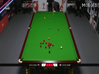 斯诺克英锦赛资格赛第二轮112进80 杰米·琼斯6-3阿什利·休吉尔 20251124