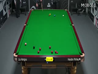 2025斯诺克国际锦标赛资格赛 刘宏宇6-1海顿·平海 20251002