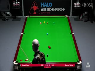 24-25赛季斯诺克世锦赛资格赛Day9 加里·威尔逊3-6丹尼尔·威尔斯（第一阶段） 20250416
