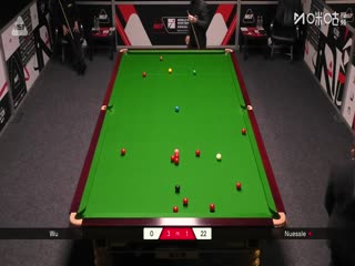 斯诺克西安大奖赛资格赛（128进64轮次） 吴宜泽5-4弗洛里安·努斯勒 20250901